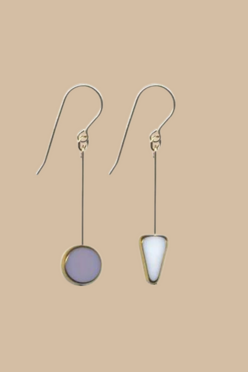 Mismatched Arrow Drop Earrings