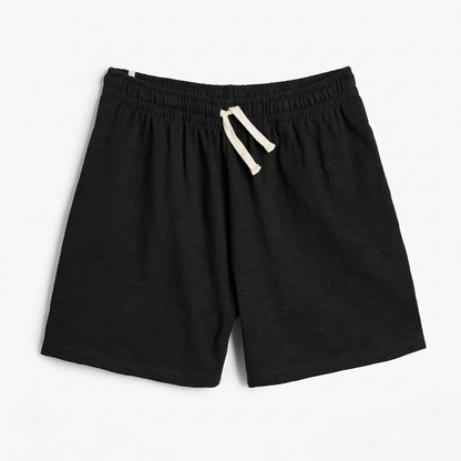 Mod Adult Shorts - 100% GOTS Certified Organic Cotton Shorts - Black - Teens and Adults - Men and Women - Made in Canada - mini mioche