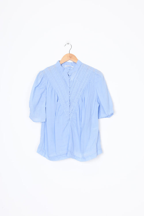 Morrison Womens Blue Top Size 4