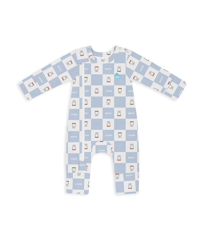 Newborn Essential Miffy Gift Bundle | 1.0 TOG | Swaddle 2 | Romper | Blue