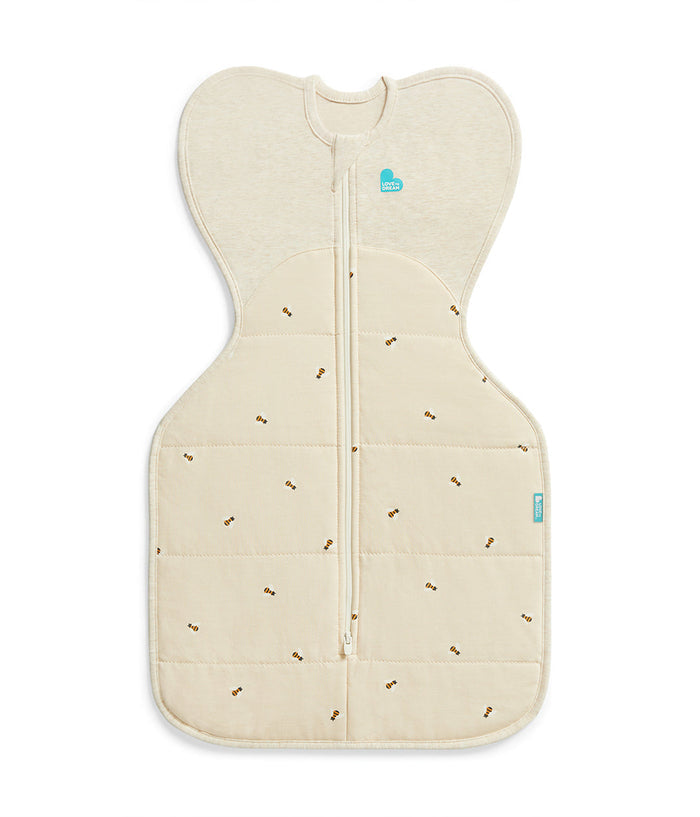 Swaddle Up™ 2.5 TOG Cotton Oatmeal Bees