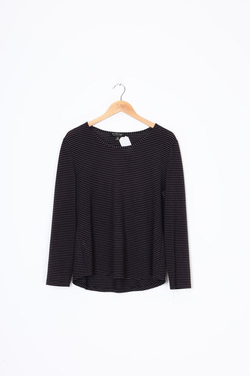 Newport Collection Womens Black Top Size 16