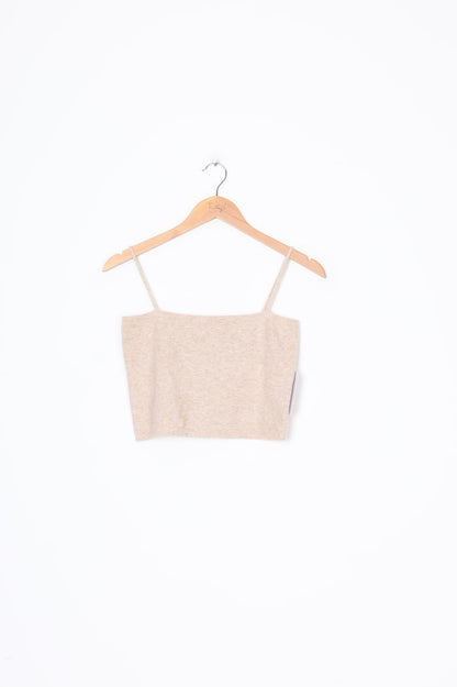 No Label Womens Beige Top Size S
