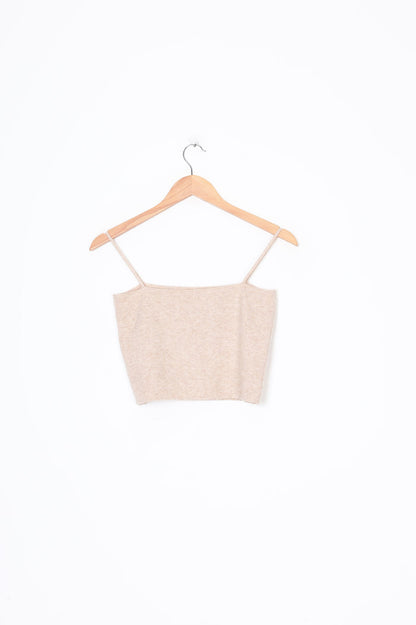 No Label Womens Beige Top Size S