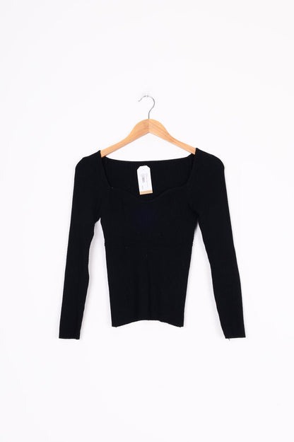 No Label Womens Black Top Size S
