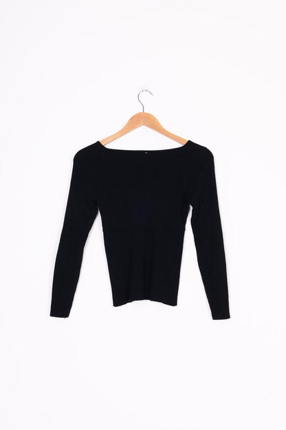 No Label Womens Black Top Size S