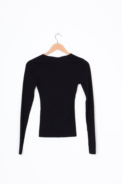 No Label Womens Black Top Size S