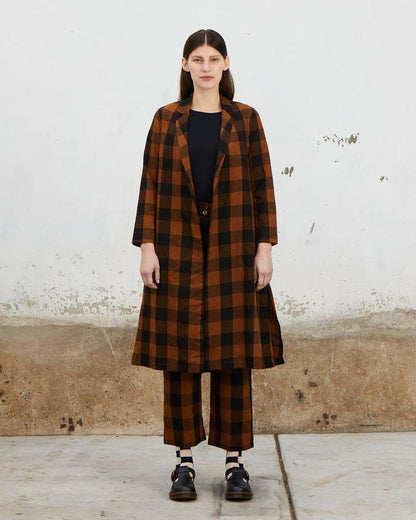 Notch Jacket in Copper Plaid