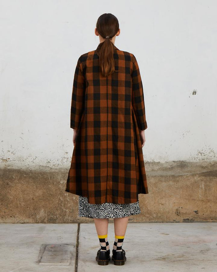 Notch Jacket in Copper Plaid