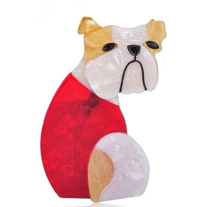 Ollie The English Bulldog Brooch