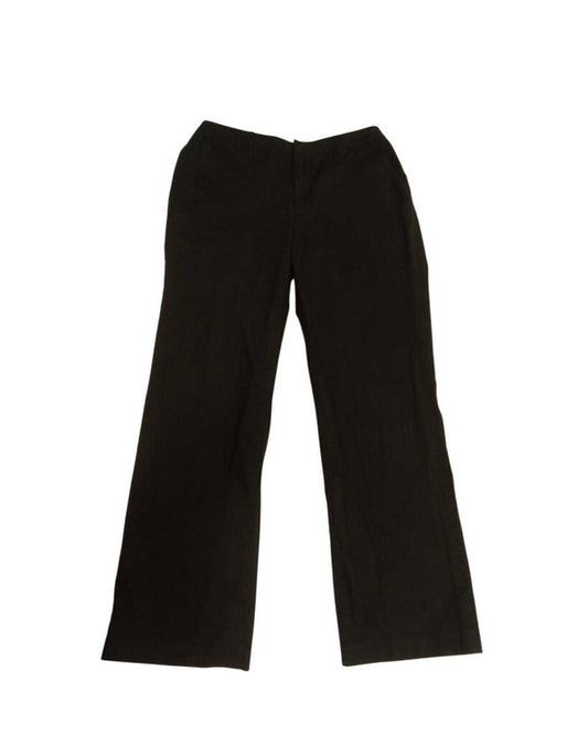 Pants: Mid Rise Straight Leg Trousers