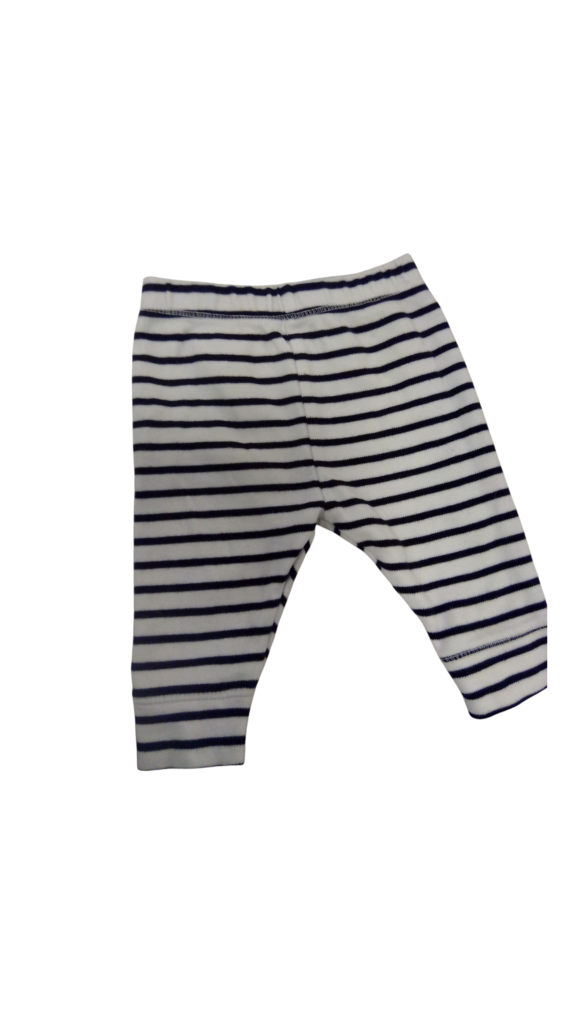 Pants:White/Black Stripes