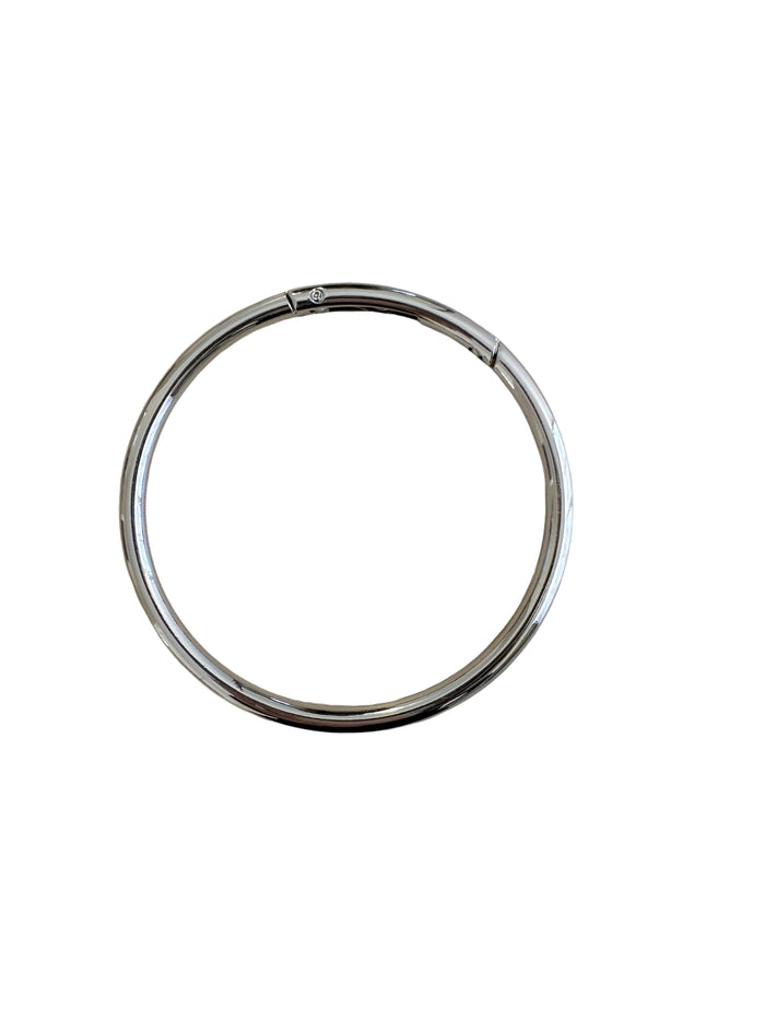 Interchangeable carabiner Rings in silver for the Parker Clutch