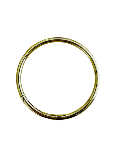 Interchangeable carabiner Rings in gold for the Parker Clutch