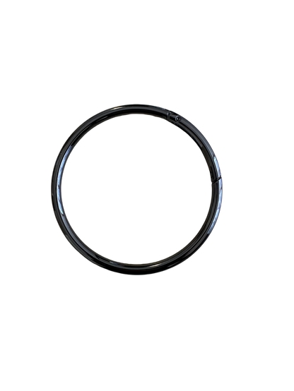 Interchangeable carabiner Rings in black gunmetal for the Parker Clutch