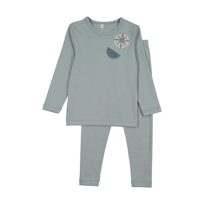Pastel Petals Long Sleeve Pajamas
