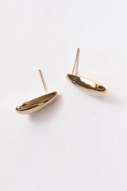 Pebble Studs Gold