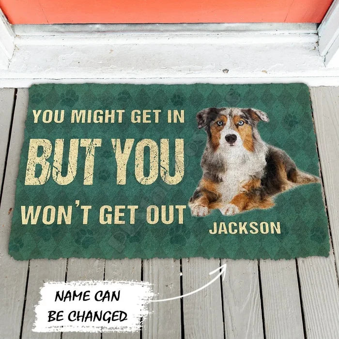 Personalized Boxer Dog Doormat
