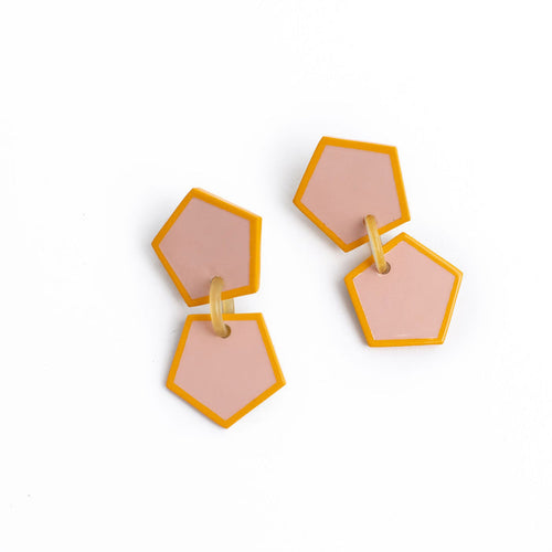 Pink Island Double Dangles