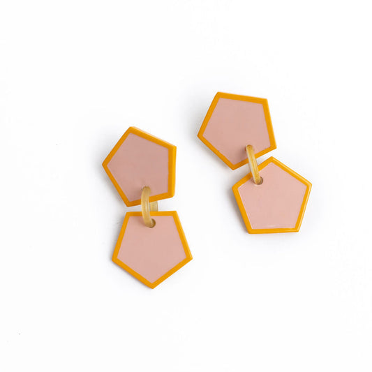 Pink Island Double Dangles