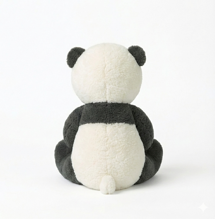 Plush Toy Panu the Panda Black & White 22cm WWF