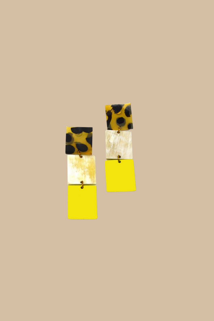 Poppy Neon Drop Earrings