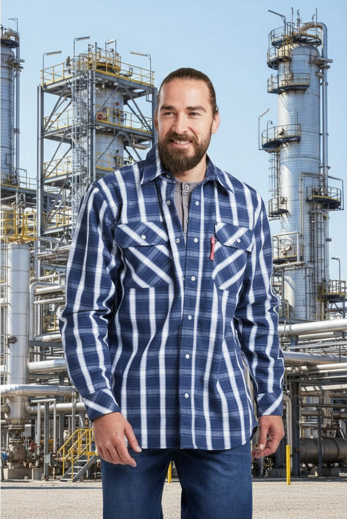 Portwest Bizflame 88/12 FR Plaid Shirt UFR97NA