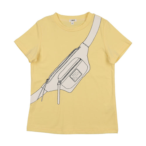 Printed Fanny Pack Short Sleeve Cotton T-Shirt - Girl