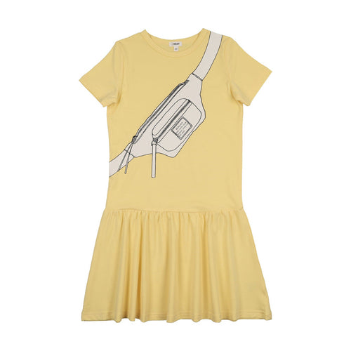 Printed Fanny Pack Short Sleeve Dress