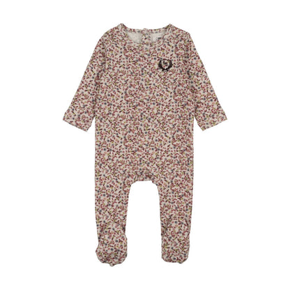 Printed Floral Footie