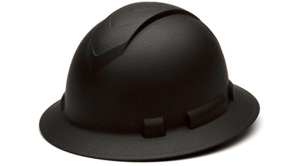 Pyramex Black Graphite Ridgeline Full Brim Hard Hat HP54117