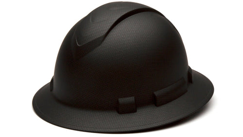 Pyramex Black Graphite Ridgeline Full Brim Hard Hat HP54117