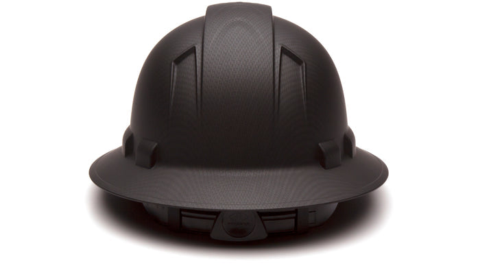 Pyramex Black Graphite Ridgeline Full Brim Hard Hat HP54117