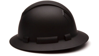 Pyramex Black Graphite Ridgeline Full Brim Hard Hat HP54117