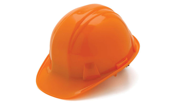Pyramex Orange SL Standard Hard Hat 4 Point HP14140