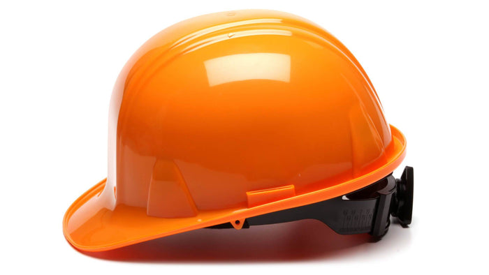 Pyramex Orange SL Standard Hard Hat 4 Point HP14140