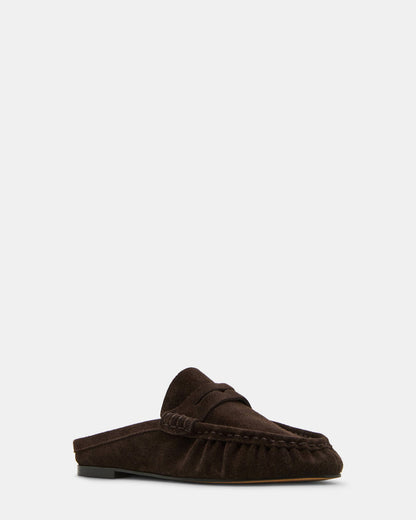 RAFE CHOCOLATE BROWN SUEDE