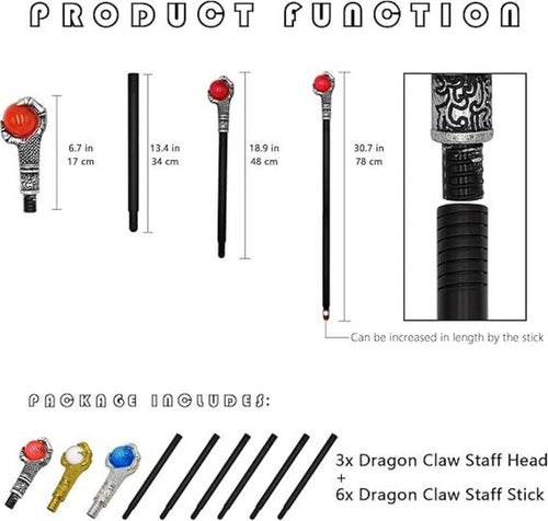 Red Jeweled Scepter/Staff
