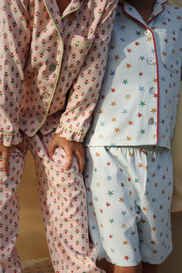 Retro Star Two Piece Short Sleeve Set