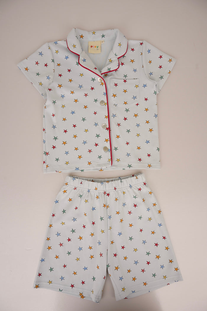 Retro Star Two Piece Short Sleeve Set