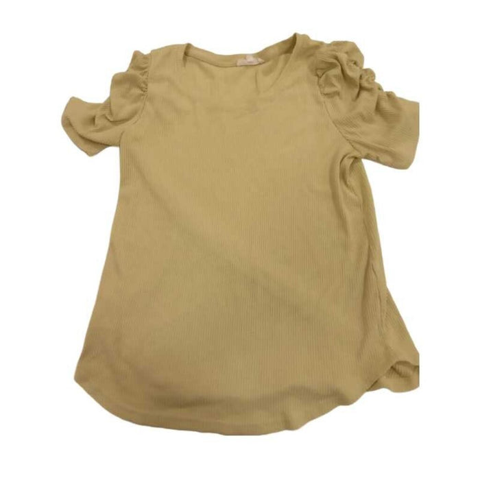 Ribbed Short Sleeve Shirt