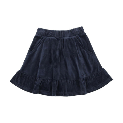 Ribbed Velour Skirt