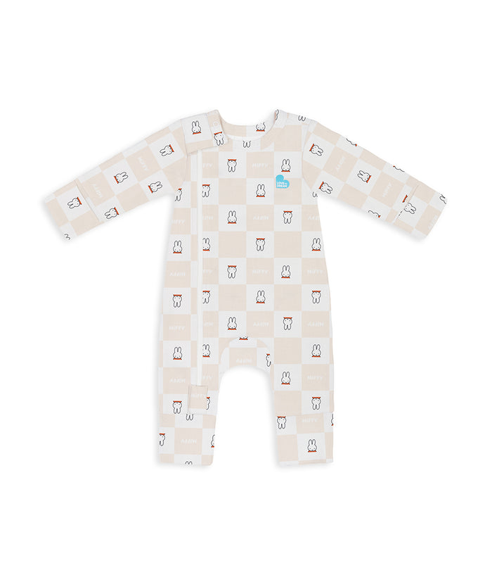 Romper Viscose from Bamboo Birch Miffy Checker
