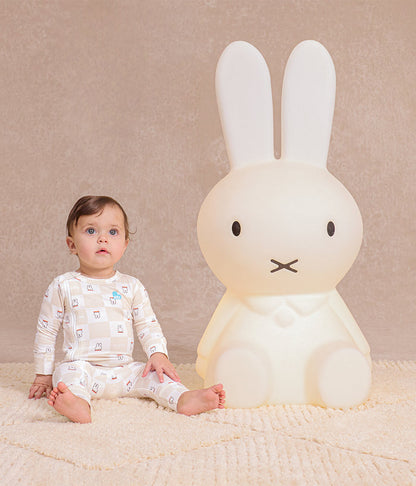 Romper Viscose from Bamboo Birch Miffy Checker