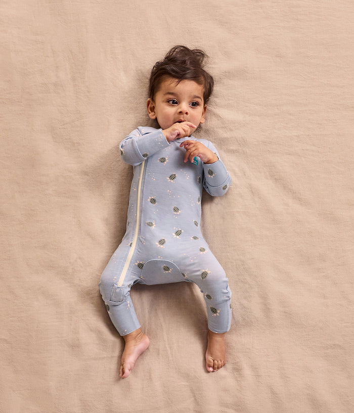 Romper Viscose from Bamboo Mist Blue Turtally