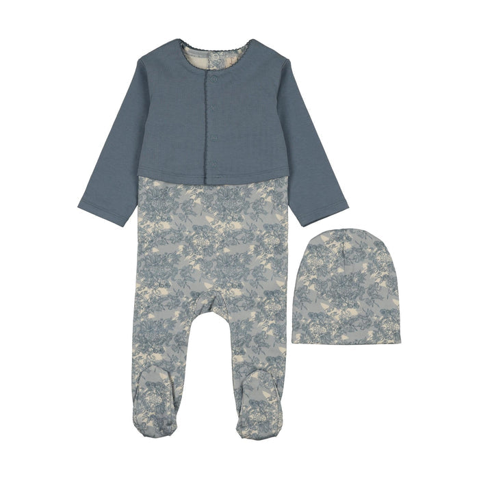 Rose Floral Layette Set