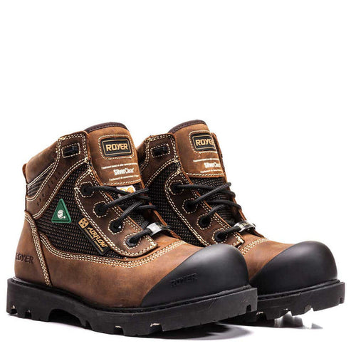 Royer Men's FLX Airflow Brown 6" Work Boot 8420FLX