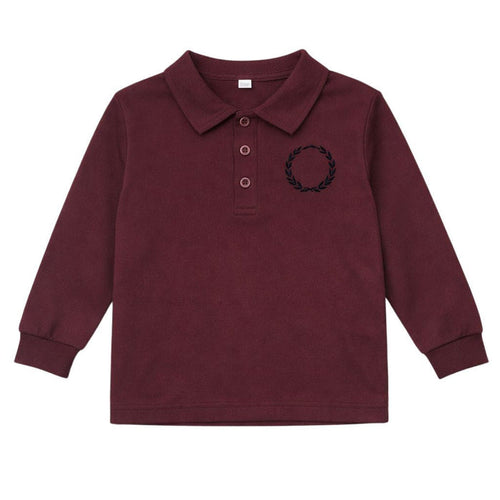 Ruffle Collar Polo