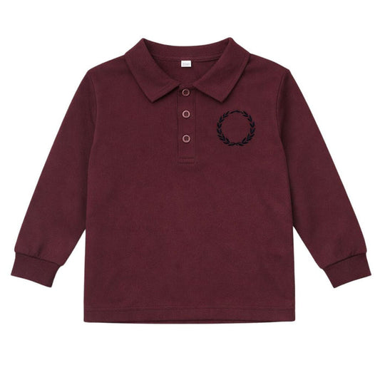 Ruffle Collar Polo