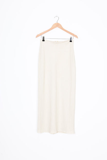Sabo Womens Cream Skirt Size M